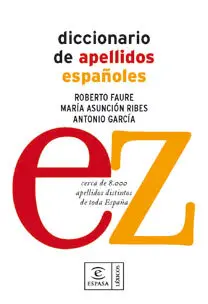 Dicc. De Apellidos Españoles