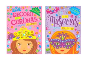 Decoro Mis (Coronas / Mascaras) con Pegatinas Bril