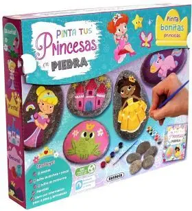 Pinta Tus Princesas en Piedra