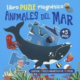 Libro Puzle Magnetico. Animales del Mar