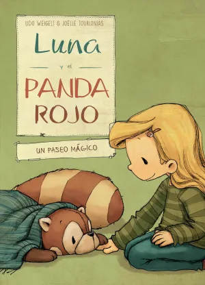 Luna y el Panda Rojo en un Paseo Magico