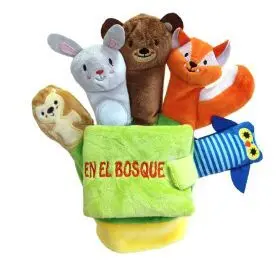 En el Bosque (Libro Guante con Titeres de Dedo)