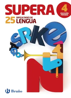 Supera 25 Dificultades de Lengua 4º Primaria