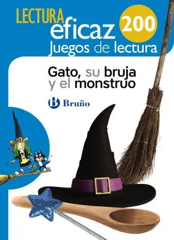 Gato, Su Bruja y el Monstruo Juego de Lectura