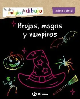 Mi Libro Magico de Dibujo. Brujas, Magos y Vampiro