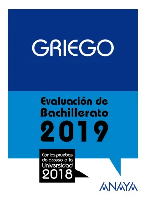 Evaluacion de Bachillerato 2018. Griego. **Ana