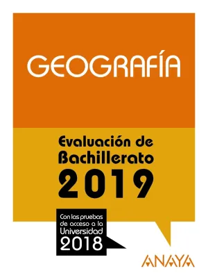 Evaluacion de Bachillerato 2018. Geografia. **A