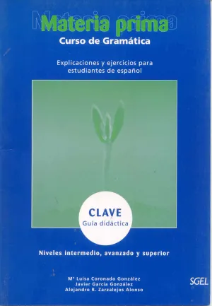 Materia Prima Nivel Medio y Superior