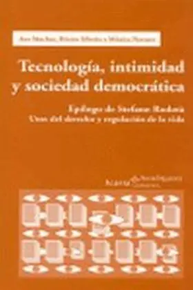 Tecnologia Intimidad Sociedad Democratica