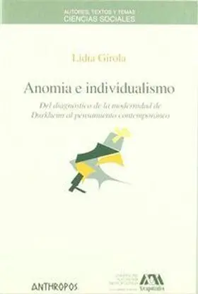 Anonimia e Individualismo