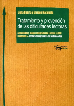 Tratamiento y Prevencion de las Dificultades Lectoras