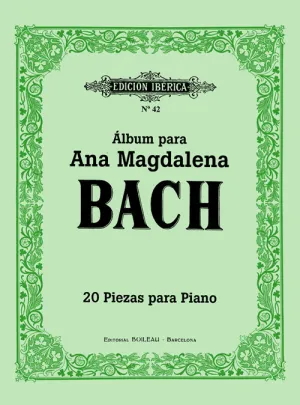 Album de Ana Magdalena Bach [Musica Impresa]