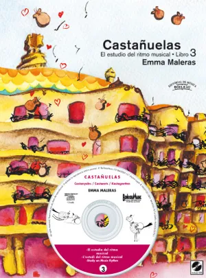 Castañuelas Estudio del Ritmo Musical Vol 3 + Cd