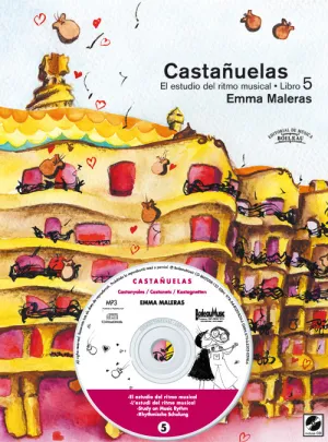 Castañuelas Estudio del Ritmo Musical Vol 5 + Cd