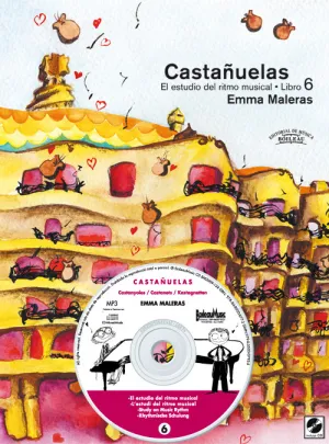 Castañuelas Estudio del Ritmo Musical Vol 6 +Cd