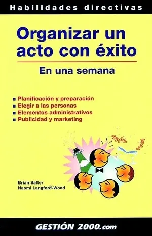 Organizar un Acto con Exito
