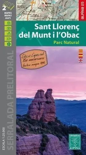 Sant Llorenç del Munt I LObac (Mapa 1:25. 000 + Ma