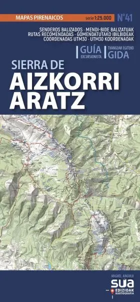 Aizkorri Aratz, Sierra de 1:25. 000 -Sua