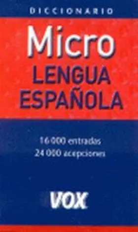 Diccionario Lengua Española Micro