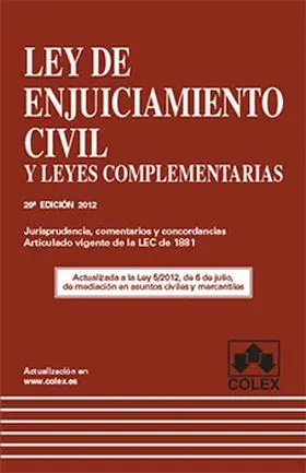 Ley de Enjuiciamiento Civil 2012