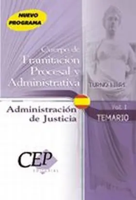 Temario Vol. I Cuerpo de Tramitacion Procesal