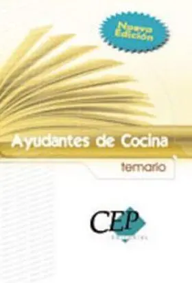 Temario Ayudantes de Cocina