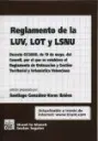 Reglamento de la Luv, Lot y Lsnu