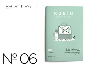 Rubio - Cuaderno Escritura 06