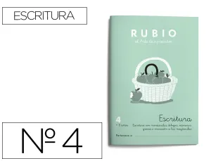 Rubio - Cuaderno Escritura 4