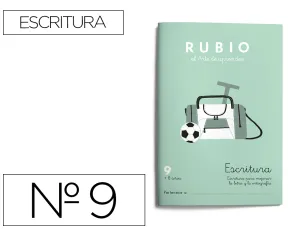 Rubio - Cuaderno Escritura 9