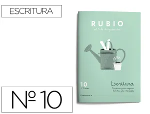 Rubio - Cuaderno Escritura 10