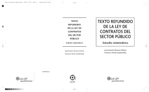 Texto Refundido de la Ley de Contratos del Sector
