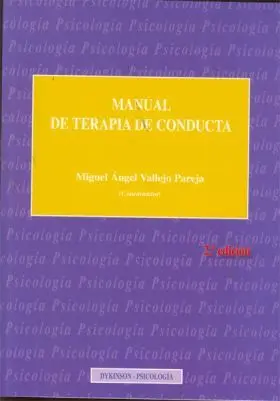 Manual de Terapia de Conducta. Tomo Ii