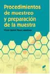 Procedimientos de Muestreo y Preparacion de la Muestra