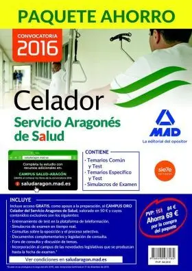 Celador Servicio Aragones de Salud. (Paquete Ahorro)