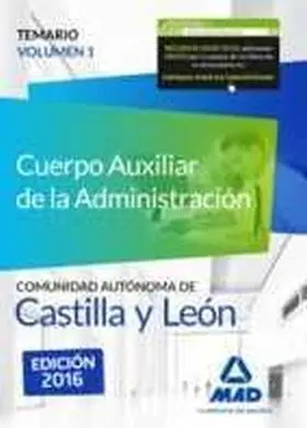 Auxiliar Adtvo. Volumen 1 Castilla y Leon