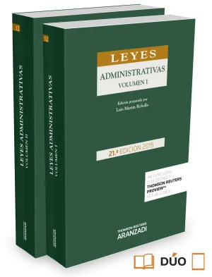Leyes Administrativas (Duo) 21ª Ed. 2015