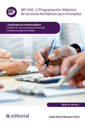 Programación Didáctica de Acciones Formativas para el Empleo. Ssce0110 - Docenci