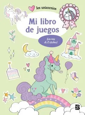 Mi Libro de Juegos Stickers Unicornios