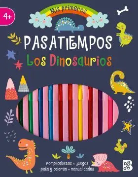 Pasatiempos con Rotuladores-Los Dinosaurios