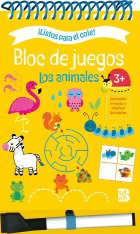 Listos para el Cole Bloc de Juegos los Animales +3