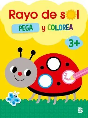 Rayo de Sol +3 Pega y Colorea