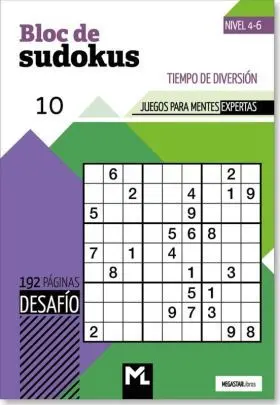 Bloc de Sudokus 10 (Desafío) Nivel 4-6