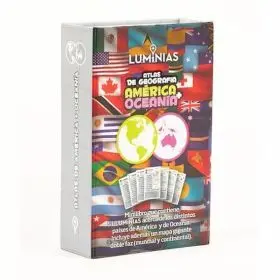 Enciclopedia Atlas de Geografia América -Oceania(Estuche con 32 Cartas)