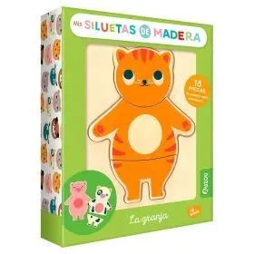 Mis Siluetas de Madera. La Granja *** Auzou ***