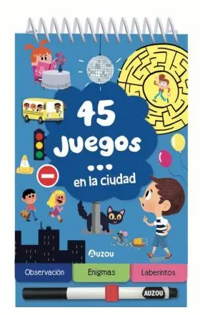 45 Juegos en la Ciudad. Auzou.