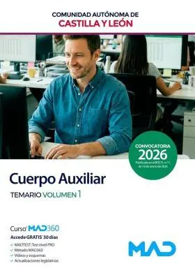Cuerpo Auxiliar de la Administración Temario Volumen 1
