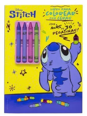 Stitch. Libro para Colorear con Ceras